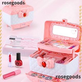 Rosegoods1 ชุดเครื่องสําอางแต่งหน้าเจ้าหญิง ของขวัญวันเกิด สําหรับเด็กผู้หญิง