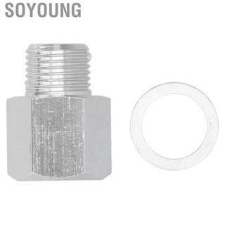 Soyoung M16 1.5 to 1/4 NPT Oil Pressure  Adapter Fitting Aluminum Alloy Fit for GM LS LS1 LSX LS3 Engines