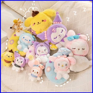 Yt1 พวงกุญแจตุ๊กตา Sanrio Kuromi Melody Cinnamoroll Purin ของเล่น สําหรับเด็กผู้หญิง TY1