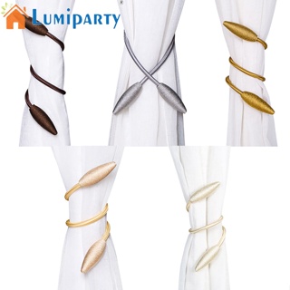 Lumiparty สายรัดผ้าม่าน สไตล์โมเดิร์น สําหรับตกแต่งบ้าน ออฟฟิศ หน้าต่าง 2 ชิ้น