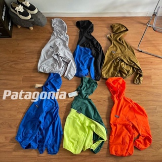 1SAN PATAGONIA PATAGONIA Houdini spring and autumn outdoor light breathable sun protection mens and womens skin clothing 4144