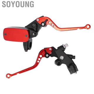 Soyoung 1in Brake Reservoir Clutch Lever Aluminum Billet Universal Fit for Honda VTX1300C Shadow