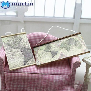 Martin โมเดลแผนที่โลกจําลอง ของเล่นเฟอร์นิเจอร์ สําหรับตกแต่งบ้าน