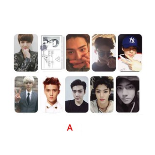 10pcs/set Kpop SEHUN Special Self-made Signature Photocard EXO Small Collection Card Clearance sale