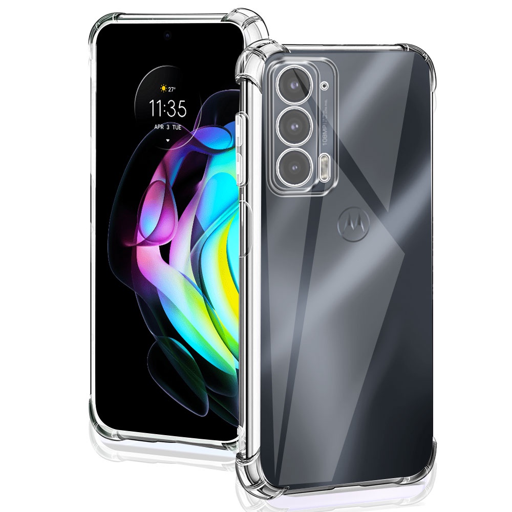 สําหรับ Motorola Edge 20 40 20Pro 20Lite 30 Lite 30Neo 30Ultra 30Pro กรณีซิลิโคนกันกระแทกนุ่มสําหรับ Moto Edge30 Edge40 5G โปร่งใสเคสโทรศัพท์
