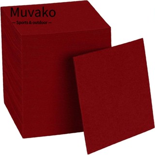 Muvako 150 ชิ้น ผ้าเช็ดปาก ไร้ฝุ่น สีไวน์แดง 7.9 นิ้ว ที่รองแก้ว แบบใช้แล้วทิ้ง สี่เหลี่ยม จัดเลี้ยง ร้านอาหาร ผ้าเช็ดปาก จัดเลี้ยง