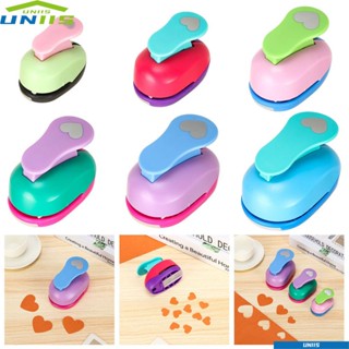 Uniis เครื่องเจาะรู รูปหัวใจ 9-75 มม. แฮนด์เมด สําหรับตกแต่งสมุดภาพ