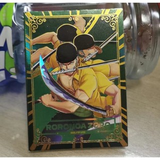 การ์ดอะนิเมะ One Piece Zoro Half Fold