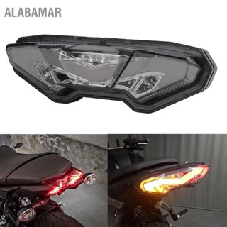 ALABAMAR ไฟท้าย LED รถจักรยานยนต์ IP67 ไฟเลี้ยวกันน้ำไฟเบรคสำหรับ MT-09 FZ-09 Tracer