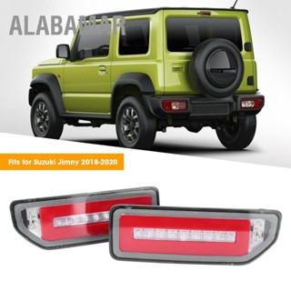 ALABAMAR ไฟเบรก LED 12V คู่ 3 สีเหมาะสำหรับ Suzuki Jimny 18-20