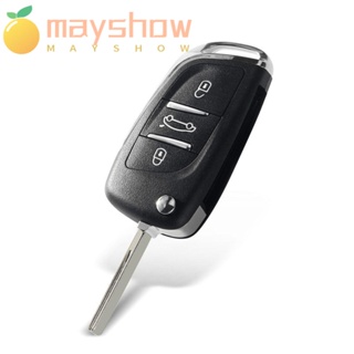 Mayshow กุญแจรีโมตรถยนต์ 3 ปุ่ม สําหรับ Peugeot 207 307 407 408 308