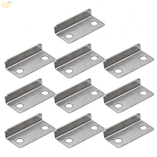 【VARSTR】Drawer Strike Plate 10Pcs Drawer Lock Strike Plate Home/Office Replacement