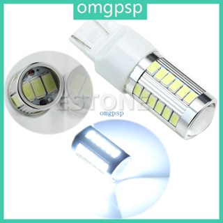 Omg หลอดไฟเลี้ยว LED 33 ดวง DC12V 7443 5630 SMD พลังงานสูง สําหรับเบรคท้ายรถยนต์