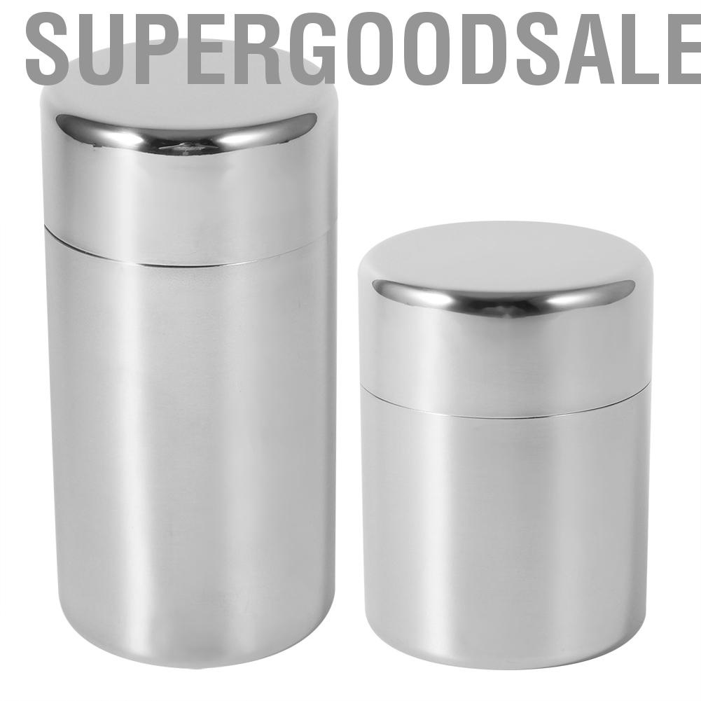 Supergoodsales กระป๋องสแตนเลสกระป๋องกระป๋องครัวบ้านสำหรับกาแฟน้ำตาล HG