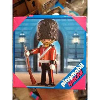 ของแท้ พร้อมส่ง Bailebao Mobi World Playmobil4577 Hamles Limited British Guard