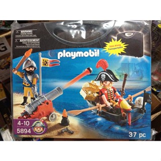 Bailebao Mobi World/Playmobil 5894 ชุดสมบัติโจรสลัด นําเข้า ของแท้ พร้อมส่ง