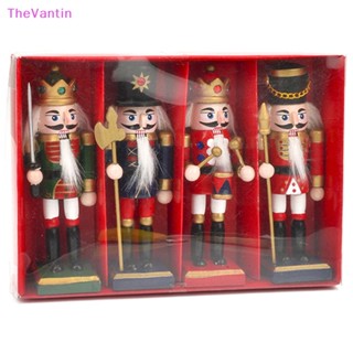 Thevantin ตุ๊กตาการ์ตูนทหารวอลนัท แครกเกอร์ ขนาดเล็ก สไตล์คลาสสิก สําหรับตกแต่งโต๊ะ