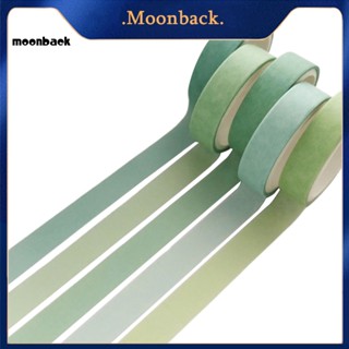 &lt;moonback&gt; เทปสติกเกอร์วาชิ มีกาวในตัว สําหรับตกแต่งแพลนเนอร์ 5 ม้วน ต่อชุด