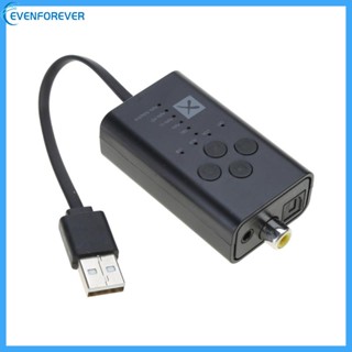 Ev เครื่องส่งสัญญาณบลูทูธ 5 2 aptX LL-HD USB 3 5 แบบพกพา