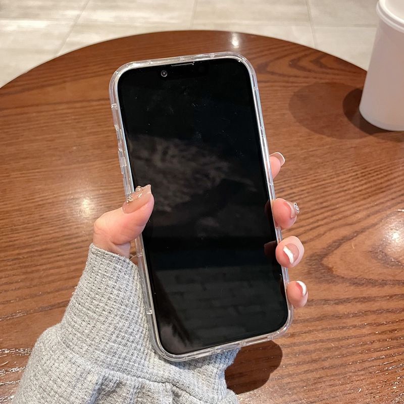 สำหรับ for iPhone 16 11 13 14 15 12 Pro Max 6 7 8 Plus X XR XS MAX SE เคสนิ่มใสถุงลมนิรภัยกันกระแทกการ์ตูนน่ารัก - รูปที่ 6