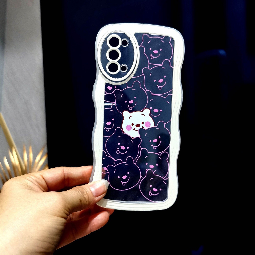 056 VVV CASE ภาพคลื่น XIAOMI REDMI 12 6A A1 A2 10 10C POCO C40 หมายเหตุ 7 7PRO 10PRO 12 12pro apoco 