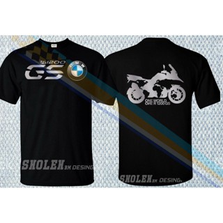 เสื้อยืดผ้าฝ้ายพิมพ์ลายเสื้อยืด พิมพ์ลาย BMW Gs R1200 World Racing Adventure แฟชั่นยอดนิยม สําหรับขี่รถจักรยานยนต์_03