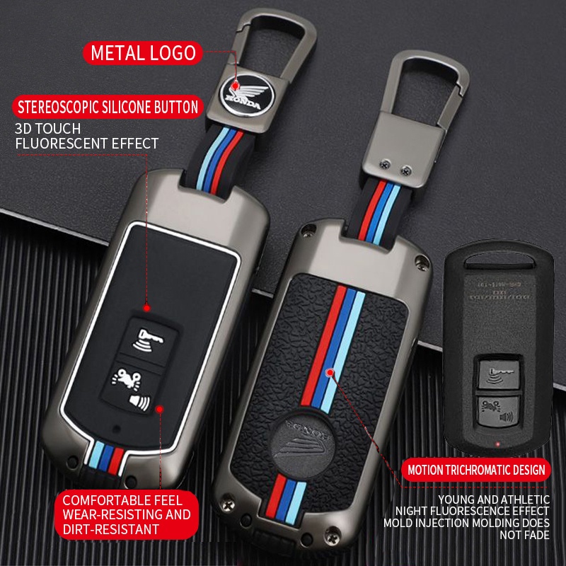 เคสกุญแจ For HONDA Click 150 Vario 150 ปลอกกุญแจ Airblade 150 Click 150i พวงกุญแจมอเตอร์ไซค์