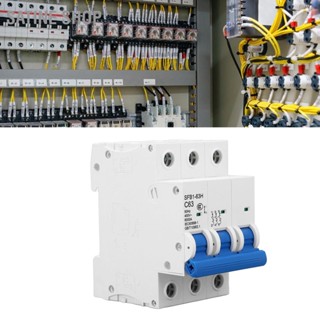 SaTine Shop Circuit Breaker MCB 3P AC 400V Protection Switch 6kA Breaking Capacity for Home Safety