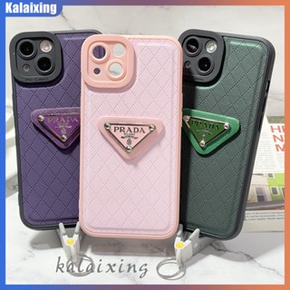 เคสโทรศัพท์มือถือหนังนิ่ม ลายโลโก้ Prada สําหรับ iPhone 14 Pro Max 13 12 11 Pro Max X XR XS Max 7 8Plus
