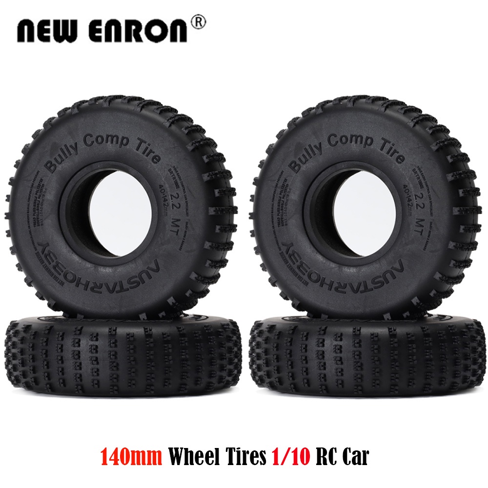 4 PC 2.2 ยาง Rock Buggy Crawlers Bully Comp ล้อ RC ยาง 140 มม.สําหรับ RC รถอะไหล่ 1/10 Axial SCX10 T