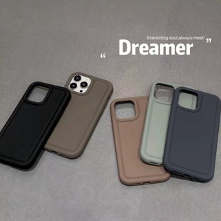 เคสโทรศัพท์มือถือ แบบนิ่ม สีพื้น สําหรับ Apple Iphone 14 13promax 12pro 11 xr