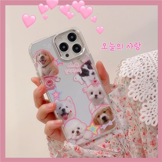 เคสป้องกันโทรศัพท์มือถือซิลิโคน ลายสุนัขน่ารัก กันกระแทก สําหรับ Apple Iphone 14 13ProMax 12 13pro 11 14pro