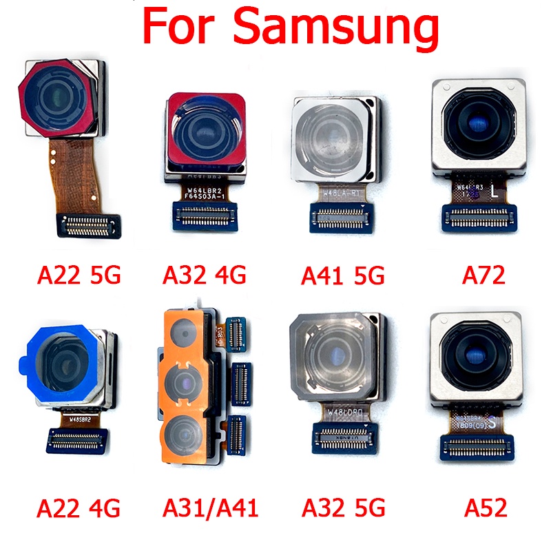 ของแท้ โมดูลสายเคเบิลเฟล็กซ์กล้องหน้า หลัง สําหรับ Samsung Galaxy A52 A72 A22 A32 A42 4G 5G