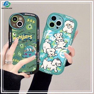 เคสโทรศัพท์มือถือแบบนิ่ม TPU ใส ลายมอนสเตอร์ และลูกสุนัข NFC สําหรับ Redmi 12 Note 11S 11 Pro Redmi 10C 10A 9C 9T 9A Note 10 5G Note 10S Note 9 Pro 9S Note 8 Pro Note7 Poco M3 X3 Pro