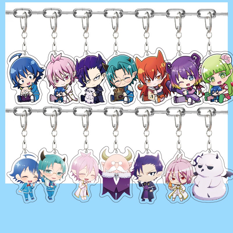 Iruma เพื่อนร่วมชั้น Are Into Demons Animation Merchandise Iruma Clara Emme Lislie Vin และพวงกุญแจอะ