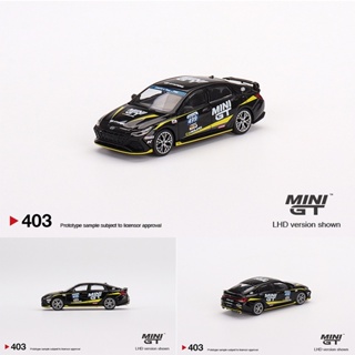 Mini GT 1:64 Elantra N #499 Caround Racing N-Festival โมเดลรถยนต์ แครอส อัลลอย ขนาดเล็ก ของเล่นสําหรับเด็ก 403