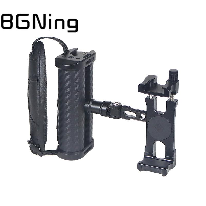 Bgning ขาตั้งโทรศัพท์มือถือ อลูมิเนียม หมุนได้ 360 องศา สําหรับเซลฟี่ Vlog กล้องวิดีโอ ภาพยนตร์ ไลฟ์สด