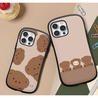 เคสป้องกันโทรศัพท์มือถือ ลายหมีน่ารัก กันกระแทก สําหรับ Apple iPhone 7 8 X XS XR 11 12 13 14 mini pro max plus SE CASE