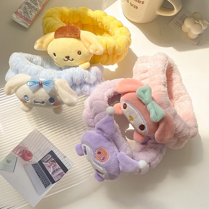 SANRIO ที่คาดศีรษะ รูปการ์ตูนสุนัข Cinnamon น่ารัก เครื่องประดับ สําหรับเด็กผู้หญิง