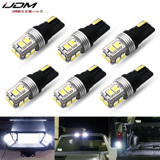 Ijdm T10 ไฟ LED Canbus W5W 168 LED 12V 24V สําหรับ 15-18 Chevrolet Silverado GMC Sierra LED ป้ายทะเบียน สํารองไฟสูง