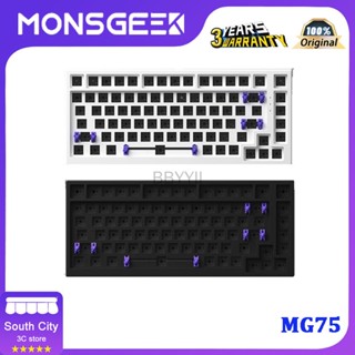 Akko &amp; MONSGEEK MG75 ชุดคีย์บอร์ดเมคคานิคอล บลูทูธไร้สาย โหมดคู่ 82 คีย์