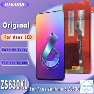 6.4&amp;quot;ของแท้ หน้าจอสัมผัส LCD สําหรับ ASUS Zenfone 6 2019 ZS630KL ASUS Zenfone6 ZS630KL 6Z