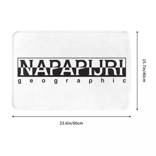 ใหม่ Napapijri (1) พรมเช็ดเท้า ผ้าสักหลาด กันลื่น ดูดซับน้ําได้ดี แห้งเร็ว 16x24 นิ้ว สําหรับห้องน้ํา ห้องนั่งเล่น โซฟา ห้องนอน พร้อมส่ง