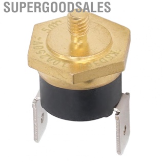 Supergoodsales 5PCS KSD301 Copper Thermostat Bimetal Normally Closed M4 Snap Disc Temperature Switch 250V Thermostat Controller