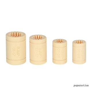 Pop RJ4JP-01-08 RJMP-01 เพลาลูกปืนโพลิเมอร์ สําหรับเครื่องพิมพ์ 3D Prusa Mendel