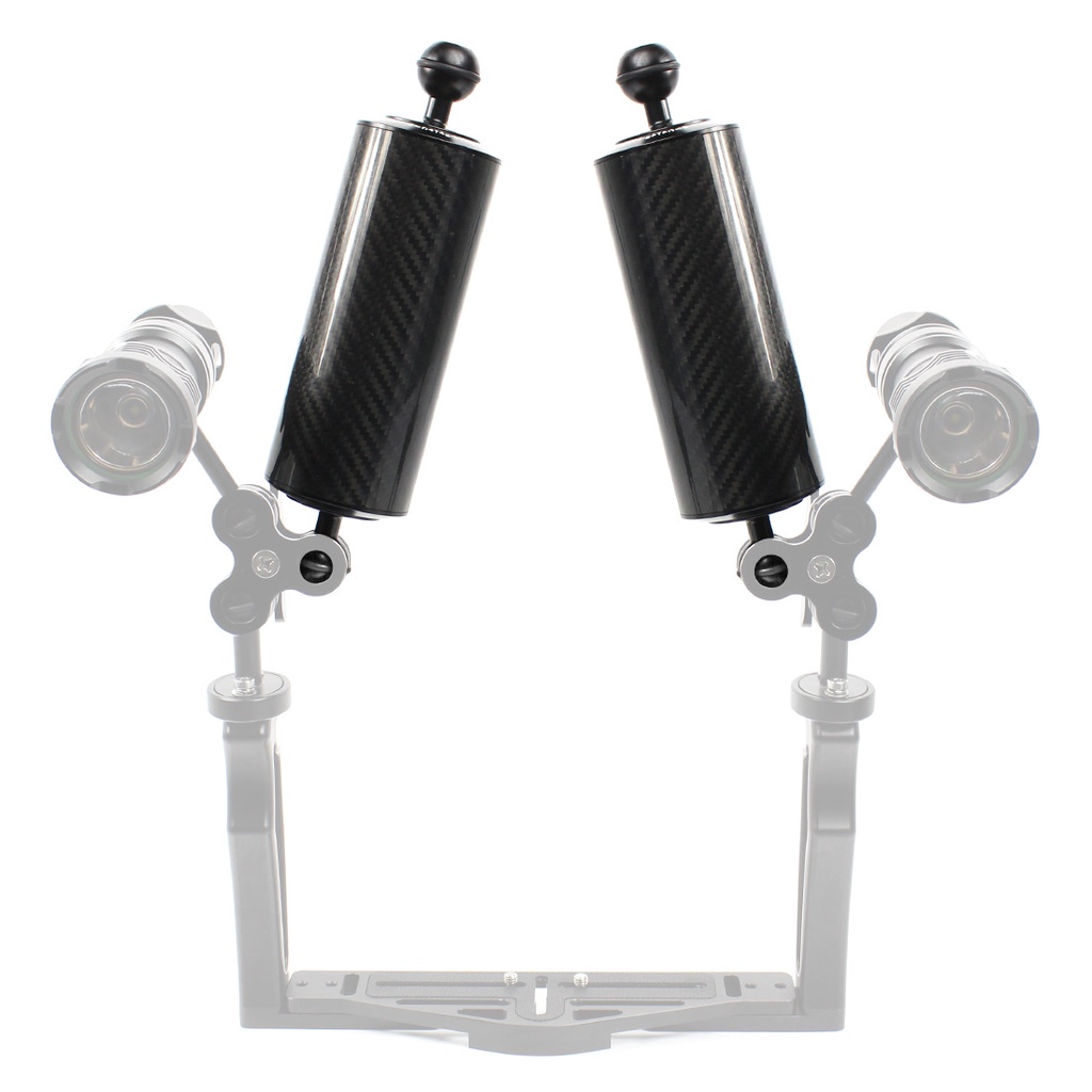 Feichao ทุ่นลอยน้ํา คาร์บอนไฟเบอร์ เส้นผ่านศูนย์กลาง 60 มม. อุปกรณ์เสริมกล้อง DSLR รองรับขนาด 5/8/10/12 นิ้ว