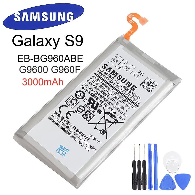 แบตเตอรี่สำหรับGalaxy S9 G9600 SM-G960F SM-G960 G960F G960แบตเตอรี่3000MAh