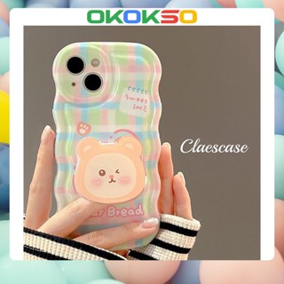 เคสมือถือ แบบนิ่ม ลายการ์ตูนหมี ตาราง กันกระแทก สําหรับ OPPO Reno9 Reno8 Reno7pro reno6 7z 8T 5 R17 A53 A9 2020 4Z 5G F11 A31 A15 A3S A78 A77 Findx3pro Findx5pro