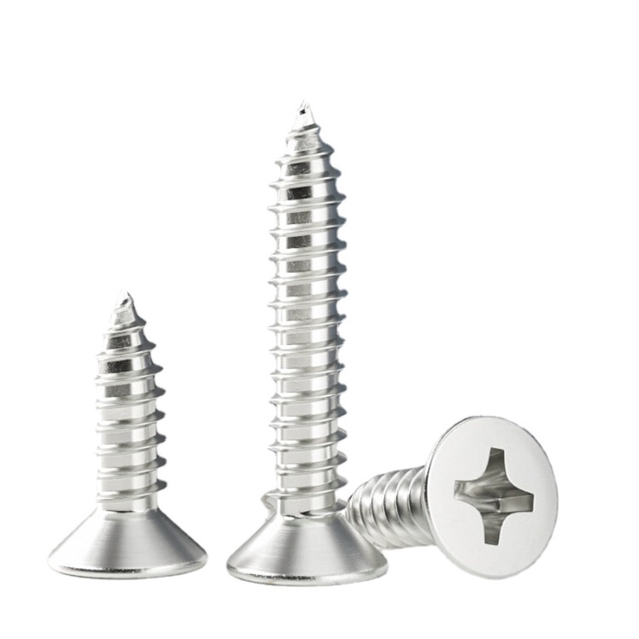 304 สแตนเลส Phillips Countersunk หัว Self-Tapping สกรูชี ้ หางแบนหัว Self-Tapping สกรู M5/M6/M8 ราคา ถูกที่สุด ดีลบีเคเค แกลเลอรีภาพที่ 4