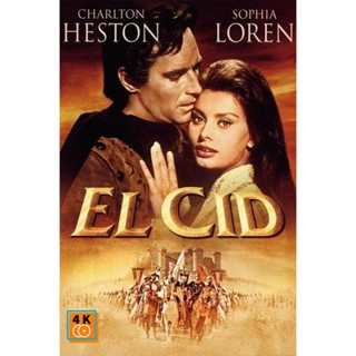 หนัง DVD ออก ใหม่ El Cid (1961) เอล ซิด วีรบุรุษสงครามครูเสด (เสียง ไทยมาสเตอร์/อังกฤษ ซับ ไทย/สเปน) DVD ดีวีดี หนังใหม่